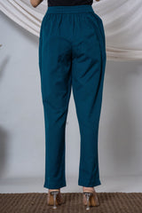 Teal Cotton Pant