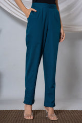 Teal Cotton Pant