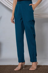 Teal Cotton Pant