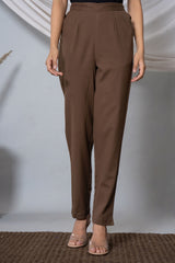 Choclate Brown Cotton Pant